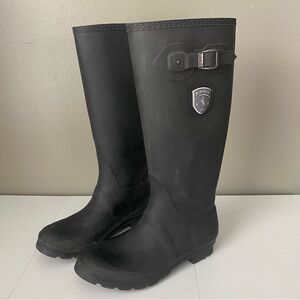 Kamik Jennifer Rain Boots in Black EUC Size 9